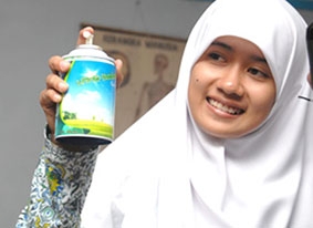 Thuốc xịt thơm, khử mùi làm từphân bò