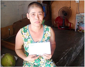 Trao tiền từ thiện