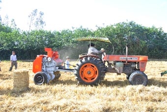 Giải pháp tận thu rơm 
thành nguyên liệu có giá trị