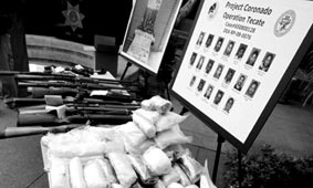 Các băng đảng ma túy Mexico 
xâm nhập sâu vào nước Mỹ