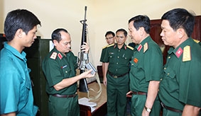 Bộ Tư lệnh Quân khu 9 kiểm tra công tác

quân sự - quốc phòng huyện Vĩnh Thạnh