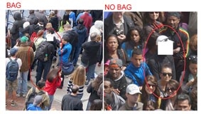 Phát hiện nghi can thả túi xách màu đen vu&#803; đánh bom ơ&#777; Boston