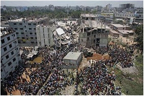 Sập tòa nhà 8 tầng ở Bangladesh, ít nhất 76 người thiệt mạng
