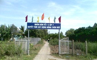 Đảm bảo an ninh trật tự
gắn với xây dựng nông thôn mới