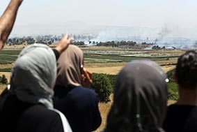 Quân nổi dậy Syrie chiếm đóng cửa khẩu gần biên giới Israel