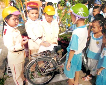 Giáo dục an toàn giao thông cho trẻ ở bậc học mầm non