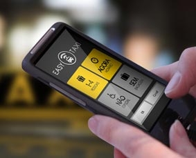 Phần mềm gọi taxi  phương tiện “câu khách”  
hấp dẫn của các công ty taxi