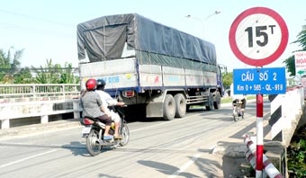 Cầu tải trọng nhỏ- 
nỗi lo lớn của doanh nghiệp