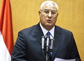 Tổng thống lâm thời Ai Cập công bố thời gian bầu cử