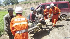 Động đất gây thương vong lớn 

tại Trung Quốc