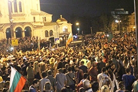 Biểu tình gây bạo động tại Bulgarie