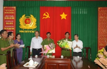 Thưởng “nóng” Phòng Cảnh sát điều tra tội phạm về ma tuý (PC47) Công an TP Cần Thơ