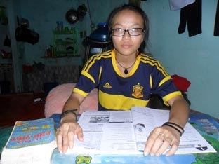 Nữ sinh bệnh hiểm nghèo cần giúp đỡ