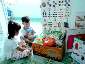 Tăng cường cơ sở vật chất cho giáo dục mầm non