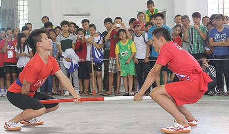 Cần Thơ đoạt 2 HCĐ tại Giải vô địch 
đẩy gậy toàn quốc 2013