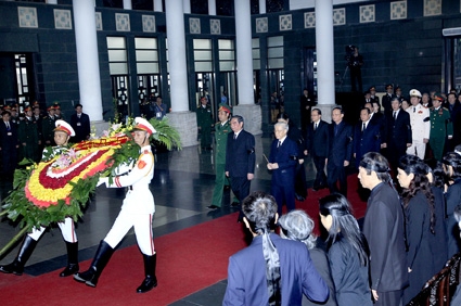 Cử hành trọng thể Lễ viếng đồng chí Đại tướng Võ Nguyên Giáp