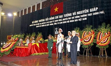 Cử hành trọng thể Lễ truy điệu Đại tướng Võ Nguyên Giáp