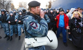 Bạo loạn sắc tộc ở Nga, 400 người bị bắt