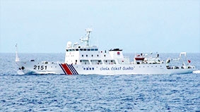 Tàu tuần dương Trung Quốc vào vùng biển tranh chấp với Nhật