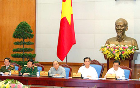 Huy động cả hệ thống chính trị
phòng, chống siêu bão Haiyan