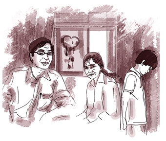 Vết khắc trên cửa sổ