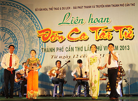 Đơn vị huyện Cờ Đỏ đạt giải Xuất sắc Liên hoan Đờn ca tài tử TP Cần Thơ năm 2013