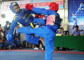 Giải vô địch Vovinam thành phố Cần Thơ 2013 
Huyện Phong Điền bội thu HCV