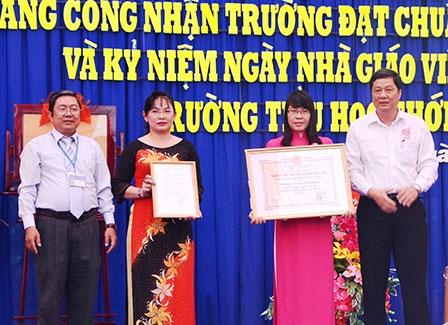 Công nhận Trường Tiểu học Thới Bình 1 
đạt chuẩn Quốc gia