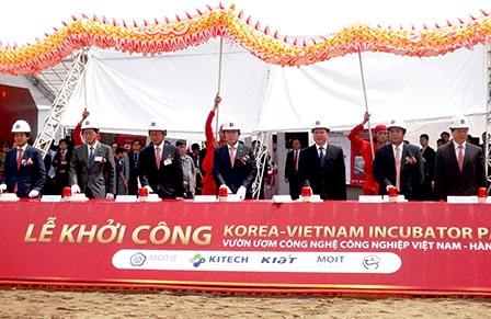 Khởi công Dự án Vườn ươm Công nghệ Công nghiệp Việt Nam-Hàn Quốc
tại TP Cần Thơ