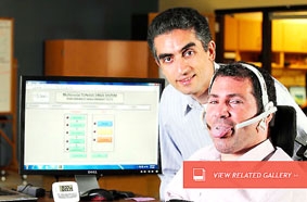 Điều khiển xe lăn 
bằng lưỡi