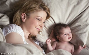 Vì sao không nên cho trẻ sơ sinh ngủ chung giường với cha mẹ?