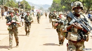 Lính Pháp tử  trận tại CH Trung Phi