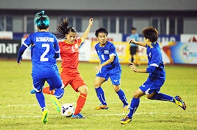 Chung kết bóng đá nữ<br>

Việt Nam đoạt HCB