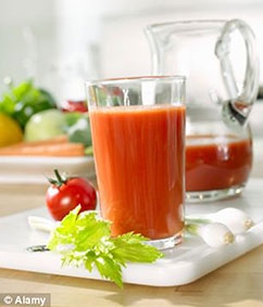 Nước ép cà chua giúp phòng ngừa bệnh ung thư vú