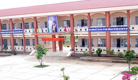 Hoàn thiện cơ sở vật chất 
phục vụ dạy tốt học tốt