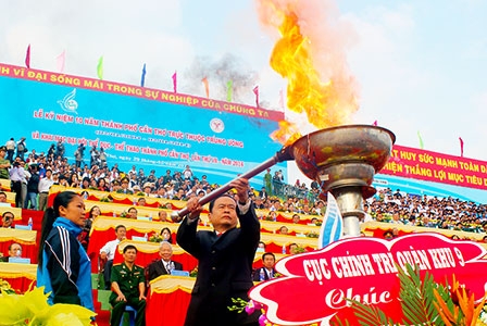 Rộn ràng ngày khai mạc Đại hội TDTT thành phố lần thứ VII-2013