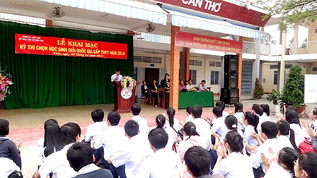 Khai mạc Kỳ thi chọn học sinh giỏi quốc gia
cấp THPT năm 2014
