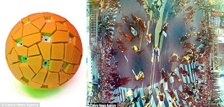 Quả bóng camera cho phép bạn chụp ảnh 360 độ