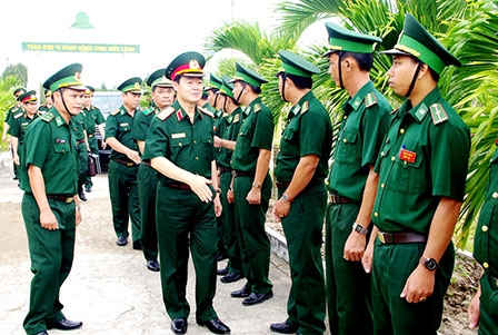 Bộ Quốc phòng thăm, chúc Tết tại Cà Mau