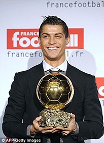 Cristiano Ronaldo xứng đáng với “Quả bóng vàng FIFA”