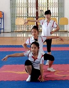 Đội thể dục aerobic Trường Tiểu học Cái Khế 3 vượt trội