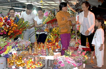 Tết ở chợ đêm