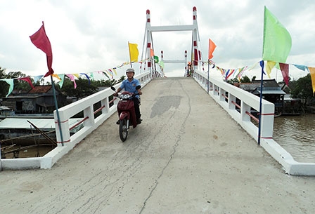 Sức sống ở xã nông thôn mới Trung An