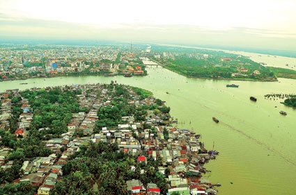 Nghe âm vang thành phố đồng bằng