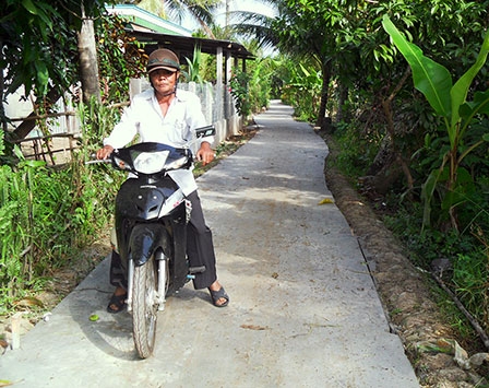 Hiệu quả xã hội hóa xây dựng tuyến đường Mật Cật - Đội Ngãi