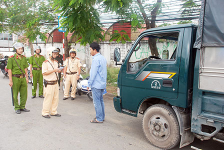 Đồng loạt kiểm tra đối với các lái xe
sử dụng ma túy trên toàn quốc
