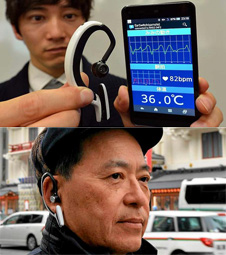 Nhật thử nghiệm máy tính đeo tai