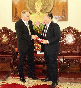 Lãnh đạo thành phố tiếp Đại sứ Thụy Sĩ