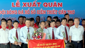 CLB bóng đá XSKT Cần Thơ xuất quân mùa giải 2014