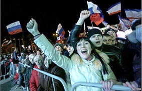 Cử tri Crimea đồng thuận theo Nga